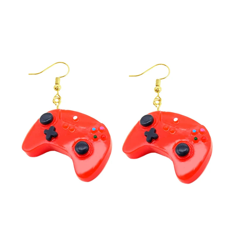 Earring For Women Resin Drop Custom Made Handmade Cute Girls Gift Eardrop Recreational Machines Game Fandle Gift Jewelry Party