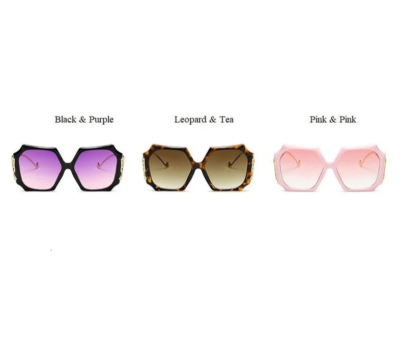 Oversize Square Brand Sunglasses For Women