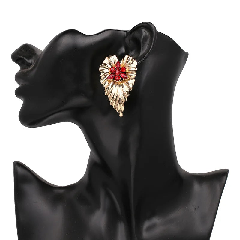 Large Leaf Earrings