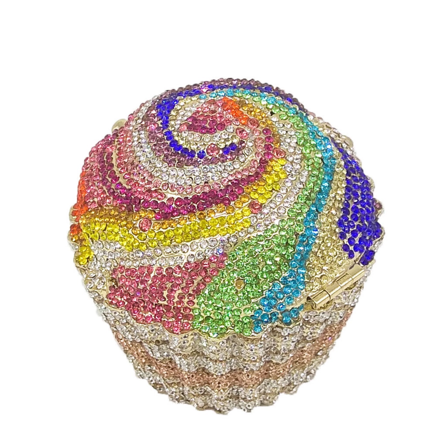 CUPCAKE CRYSTAL CLUTCH PURSE