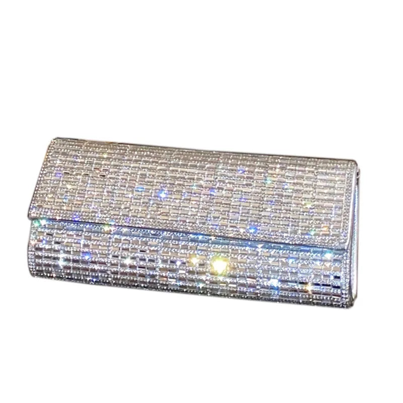 Diamond Clutch Purse And Handbag