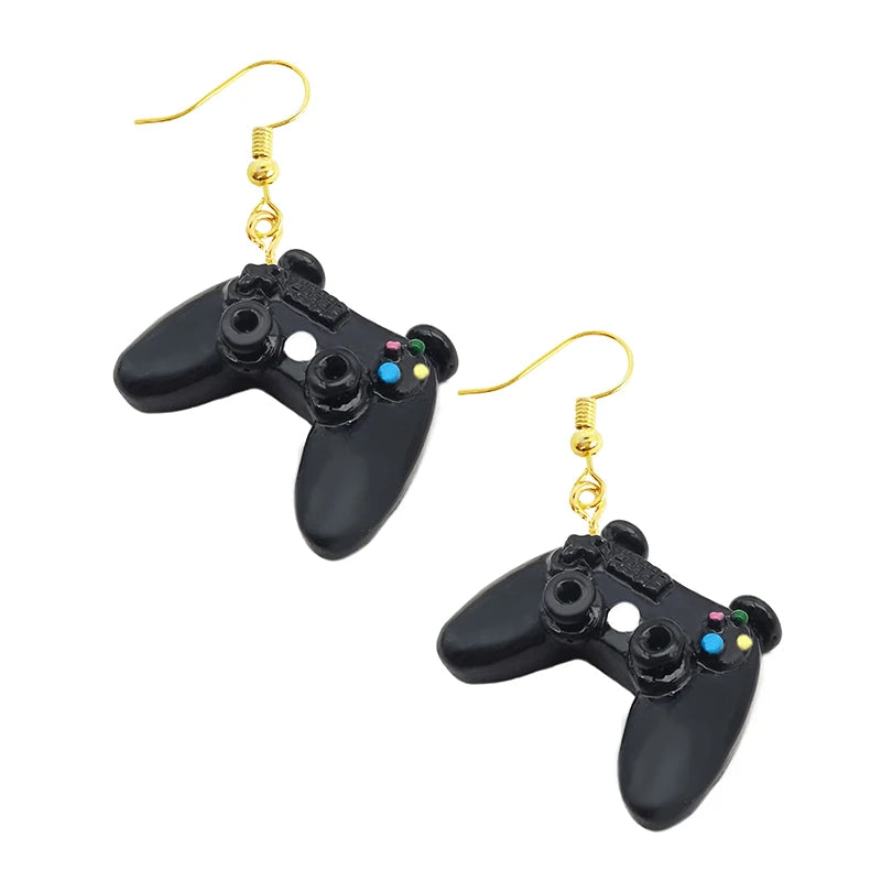 Earring For Women Resin Drop Custom Made Handmade Cute Girls Gift Eardrop Recreational Machines Game Fandle Gift Jewelry Party