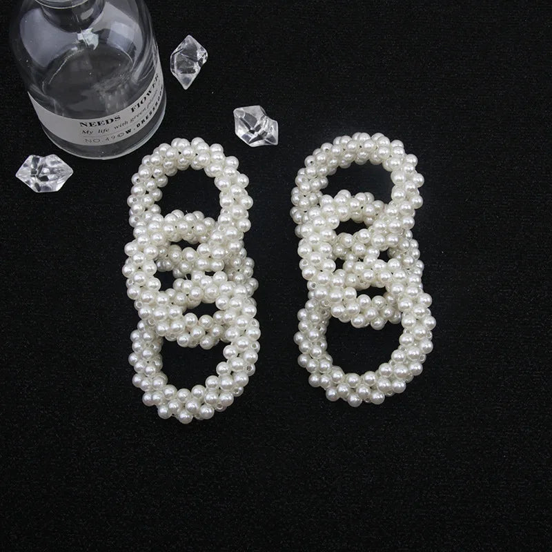 Exaggerated Baroque Pearl Earrings