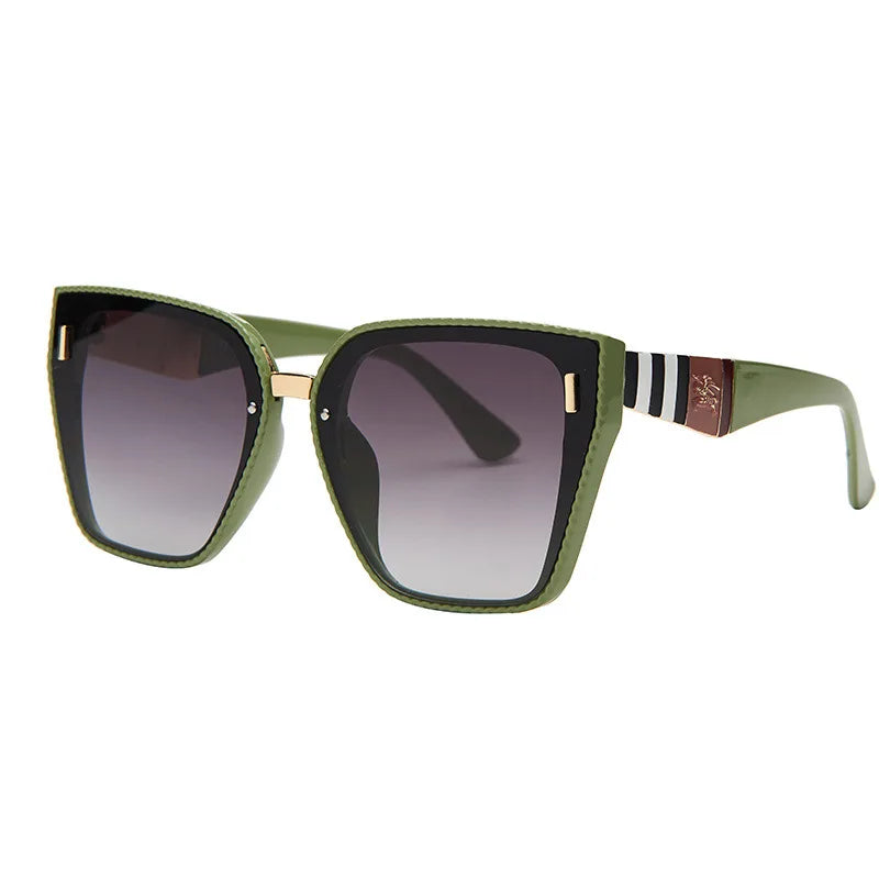 UVLAIK Fashion Sunglasses Women Men Square Sun Glasses Anti-Reflective Vintage Outdoor Driving Shade Oculos Mirror UV400