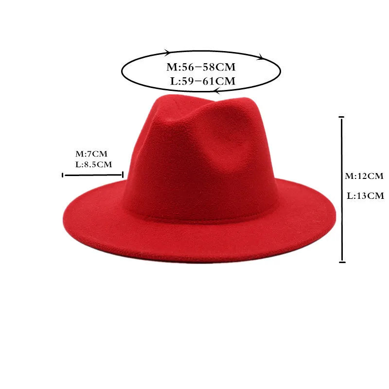 Internal leopard print fedora hat new adjustable unisex hat fedora hat felt hat red leopard print jazz winter hat кепка мужская