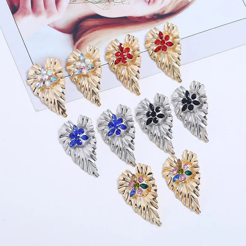 Large Leaf Earrings