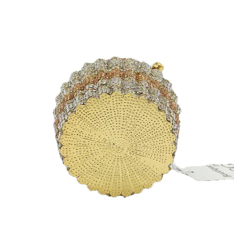CUPCAKE CRYSTAL CLUTCH PURSE