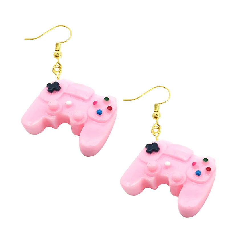Earring For Women Resin Drop Custom Made Handmade Cute Girls Gift Eardrop Recreational Machines Game Fandle Gift Jewelry Party