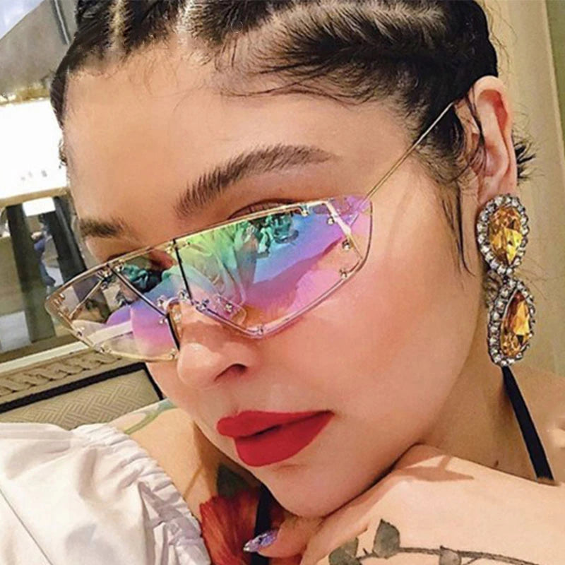 Future Mirror Rivet Glasses