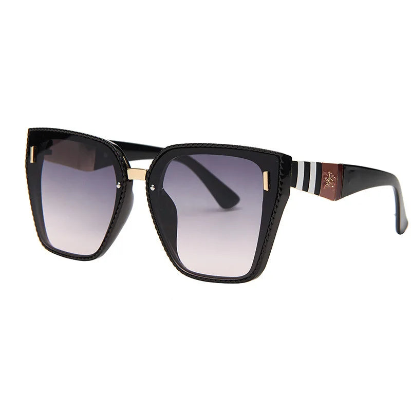 UVLAIK Fashion Sunglasses Women Men Square Sun Glasses Anti-Reflective Vintage Outdoor Driving Shade Oculos Mirror UV400