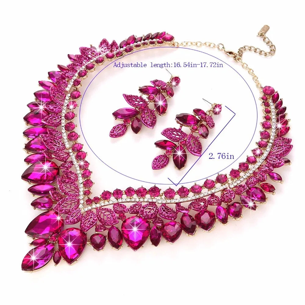 Uniquely High Quality Crystal Jewelry Sets