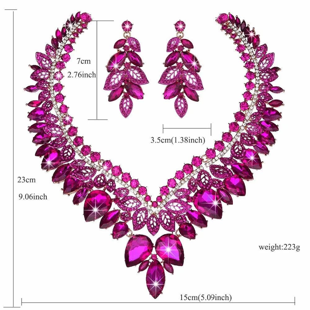 Uniquely High Quality Crystal Jewelry Sets