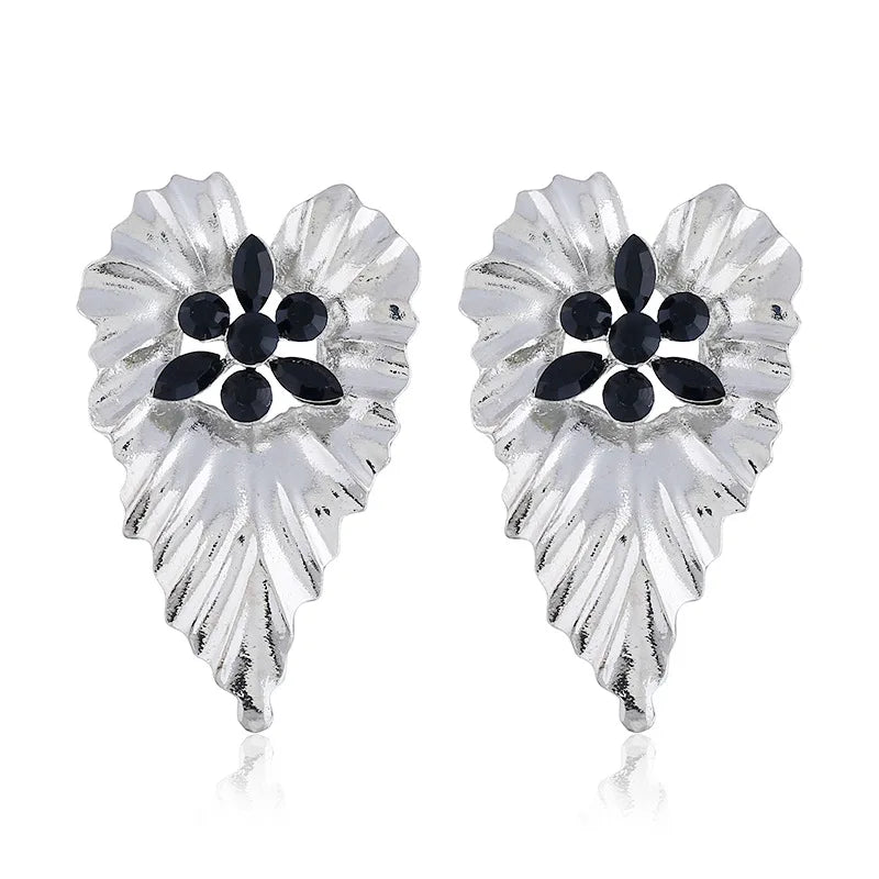 Large Leaf Earrings