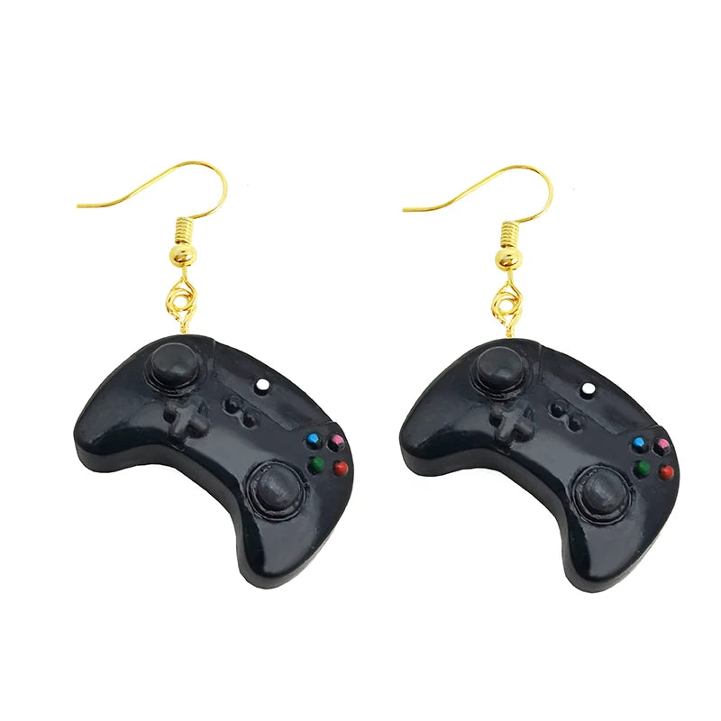 Earring For Women Resin Drop Custom Made Handmade Cute Girls Gift Eardrop Recreational Machines Game Fandle Gift Jewelry Party