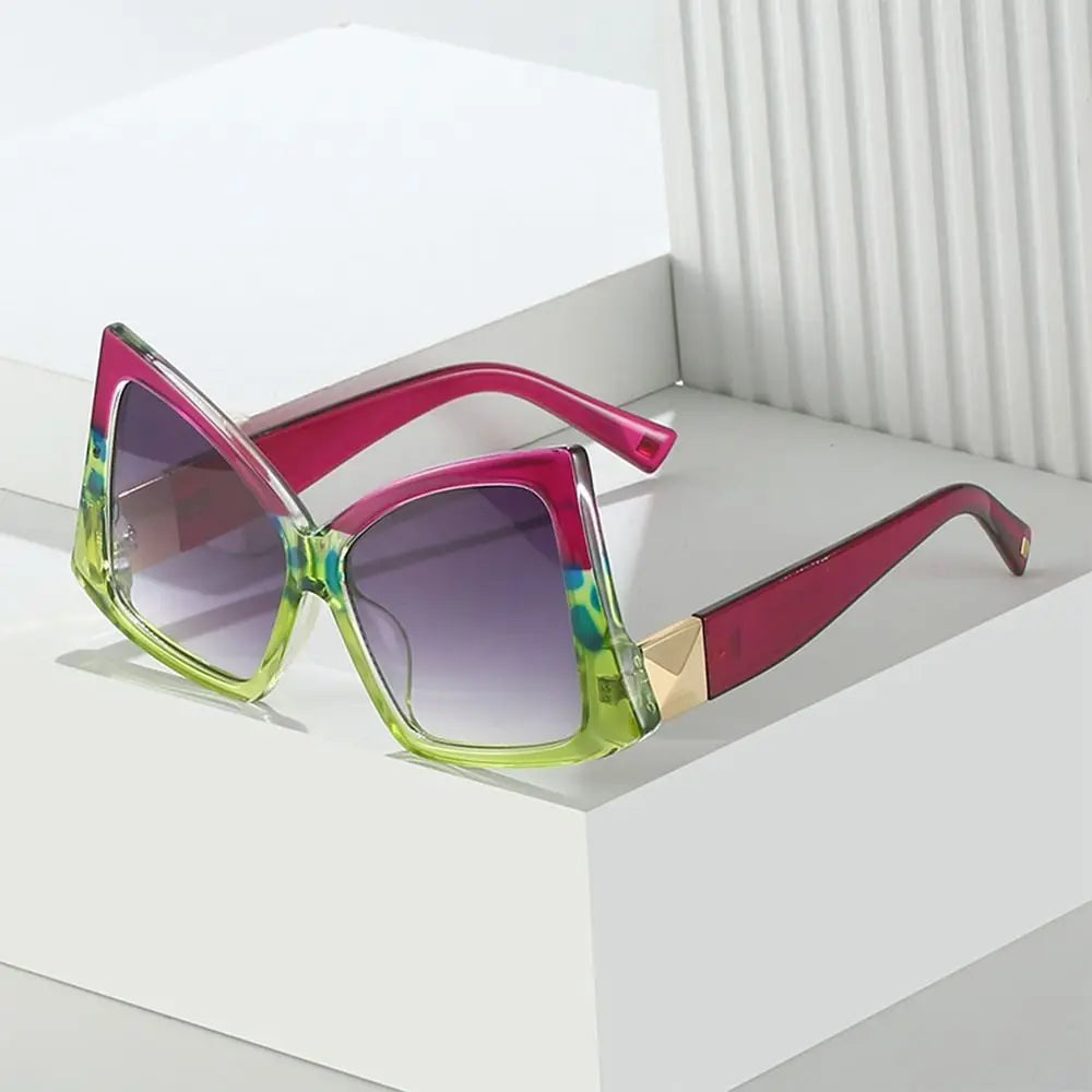 Unique Oversized Punk Butterfly Sunglasses