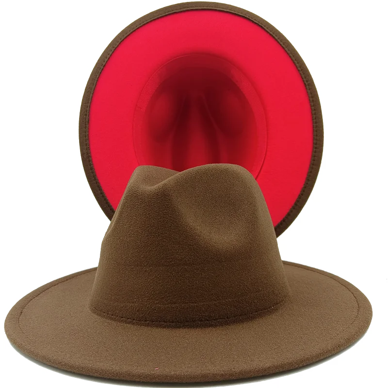 Fedoras with a Color Bottom