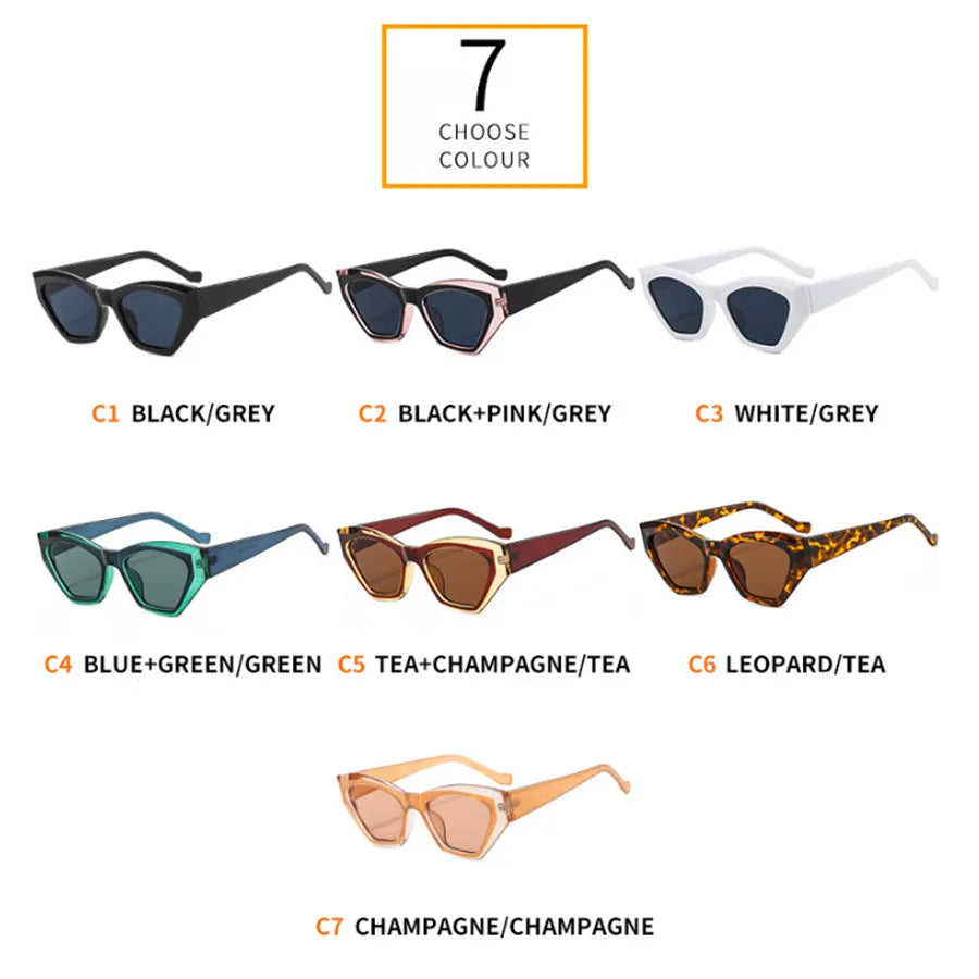 Cat Eye Colorful Sunglasses