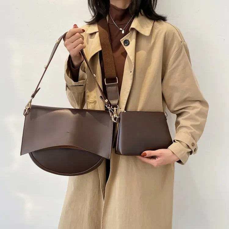 Luxury Designer High Quality PU Leather Shoulder Bags