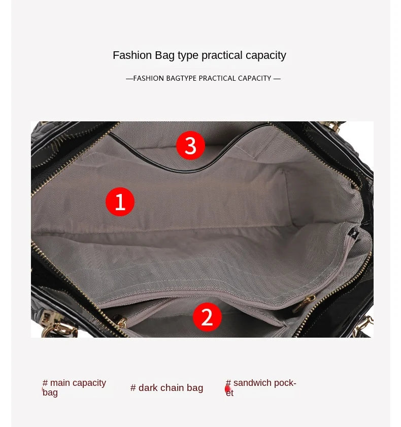 Crocodile Pattern Leather Shoulder Messenger Bags