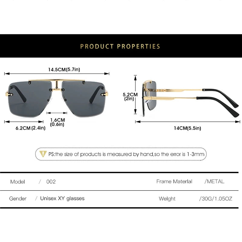 Square Sunglasses Women Men