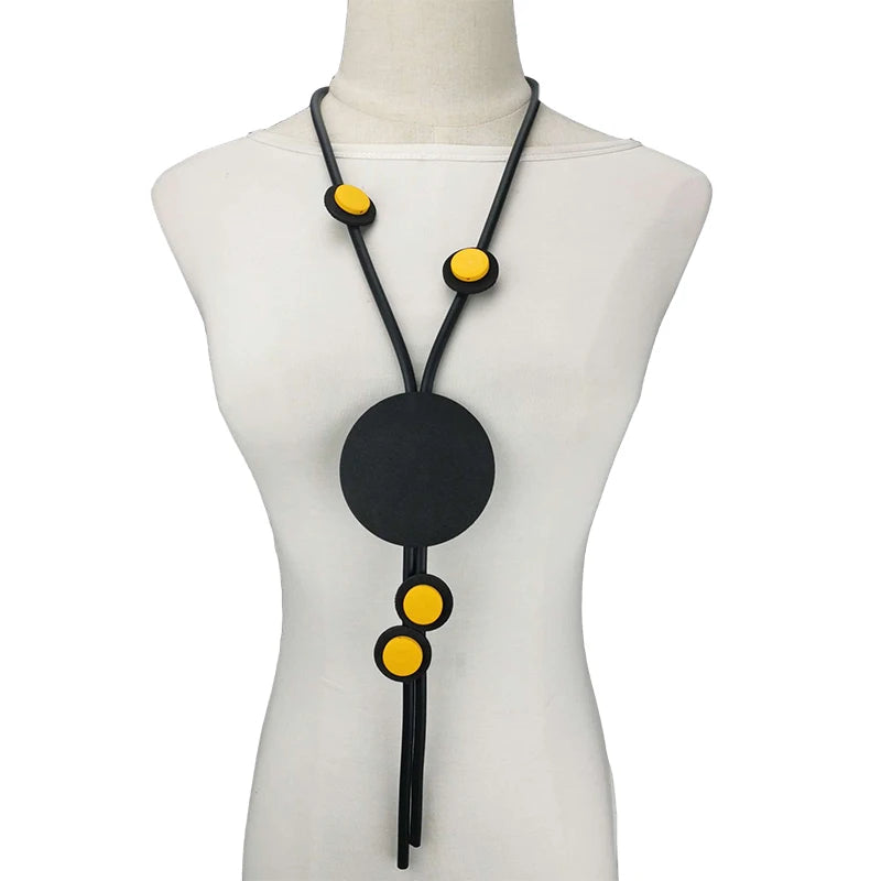 Fashion Luxury Bohemian Ethnic Rubber Necklaces