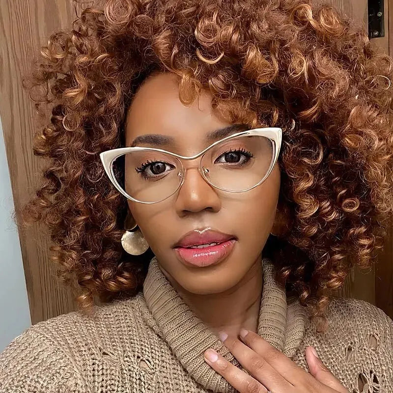 1pc Cat Eye Anti-blue Light Glasses For Women's Daily Life