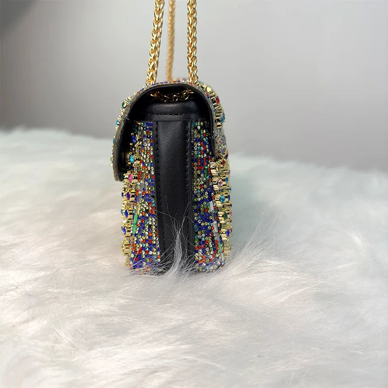 Luxury Designer Rhinestone Clutch
