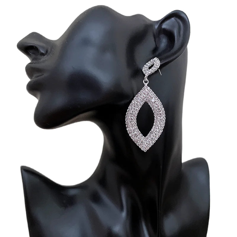 Rhinestone Dangle Earrings