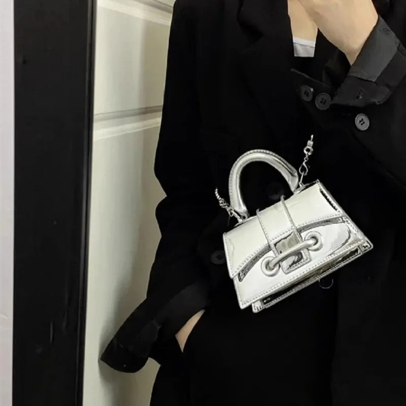Silver Chic Crossbody Bag