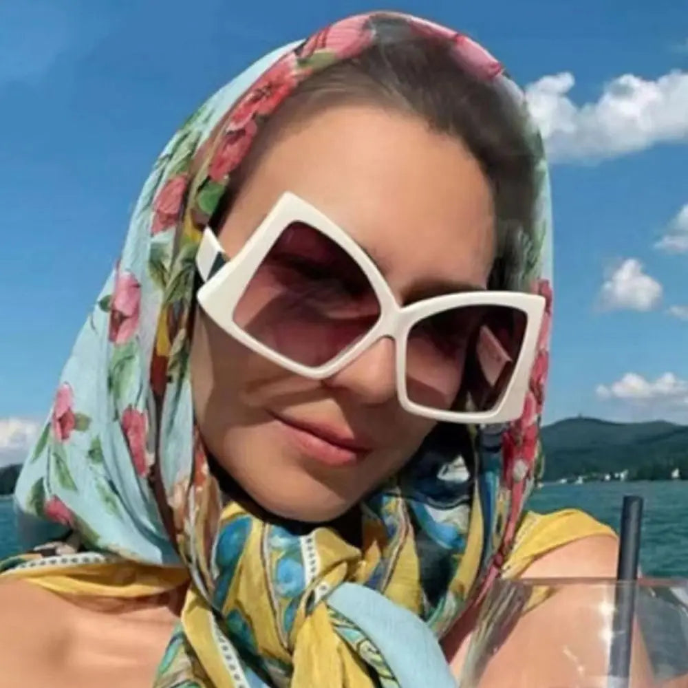 Unique Oversized Punk Butterfly Sunglasses