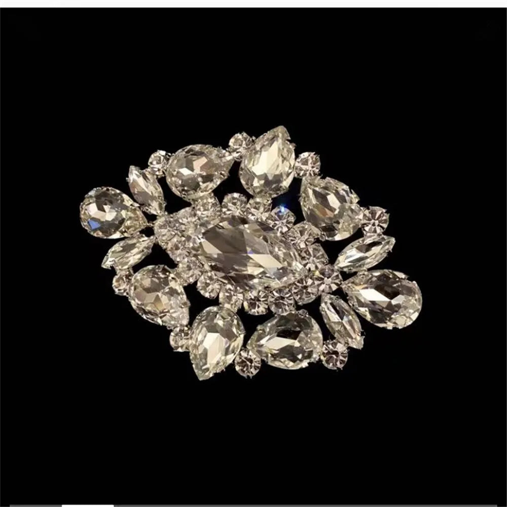 Rhinestone Water Drop Finger Rings