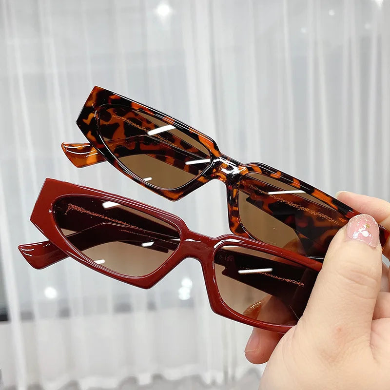 NYWOOH 2023 Fashion Cat Eye Sunglasses for Women Vintage Shades UV400 Brand Designer Men Trendy Multicolor Eyewear for Lady
