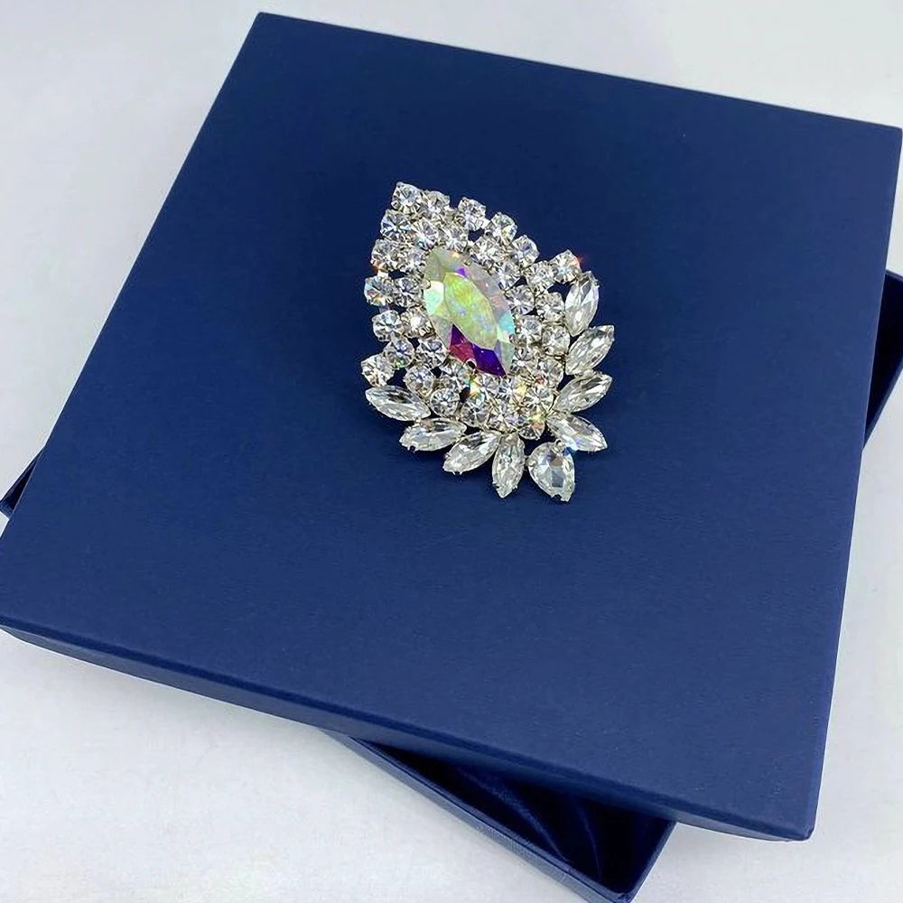 Geometry Rhinestone Horse Eye Ring