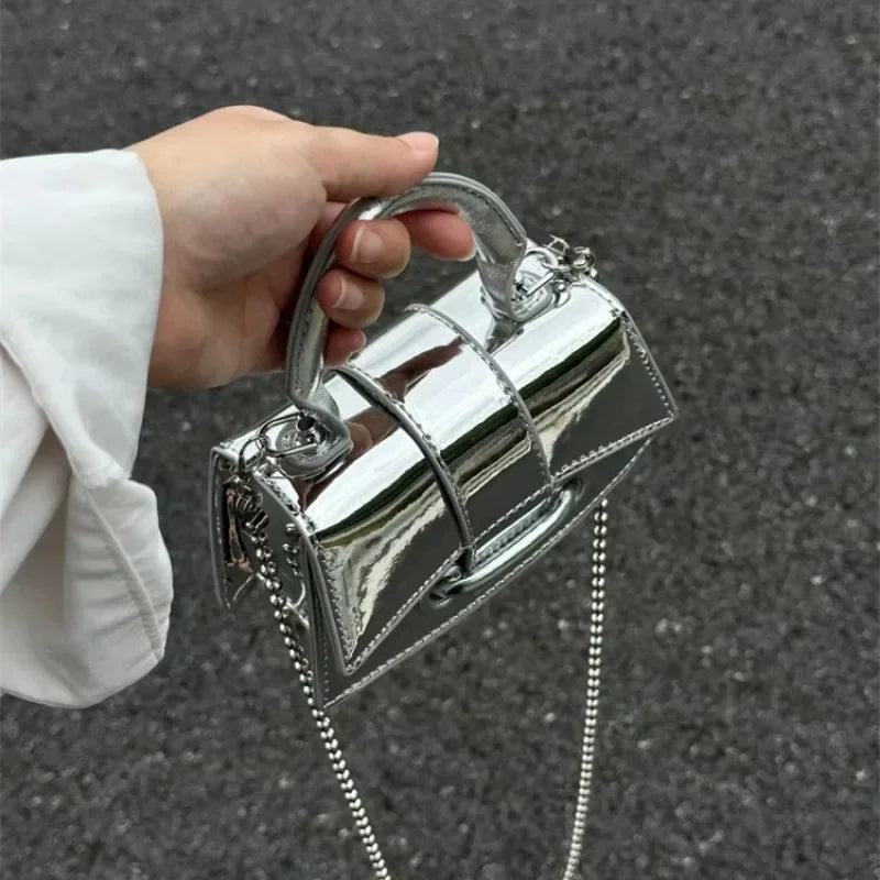 Silver Chic Crossbody Bag