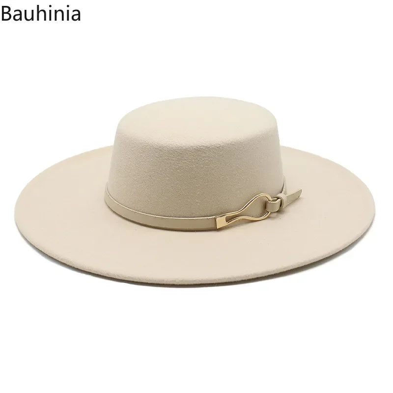 Bauhiniua Wool Felt Fedoras