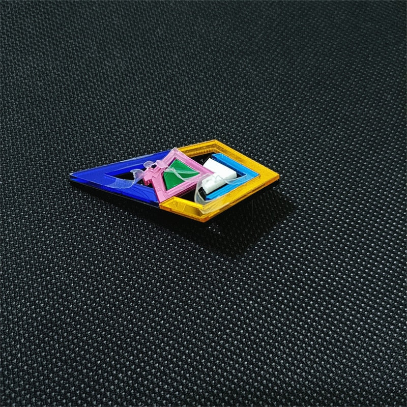 Vintage Acrylic Earrings Stud for Women Geometric Mirror Jewelry