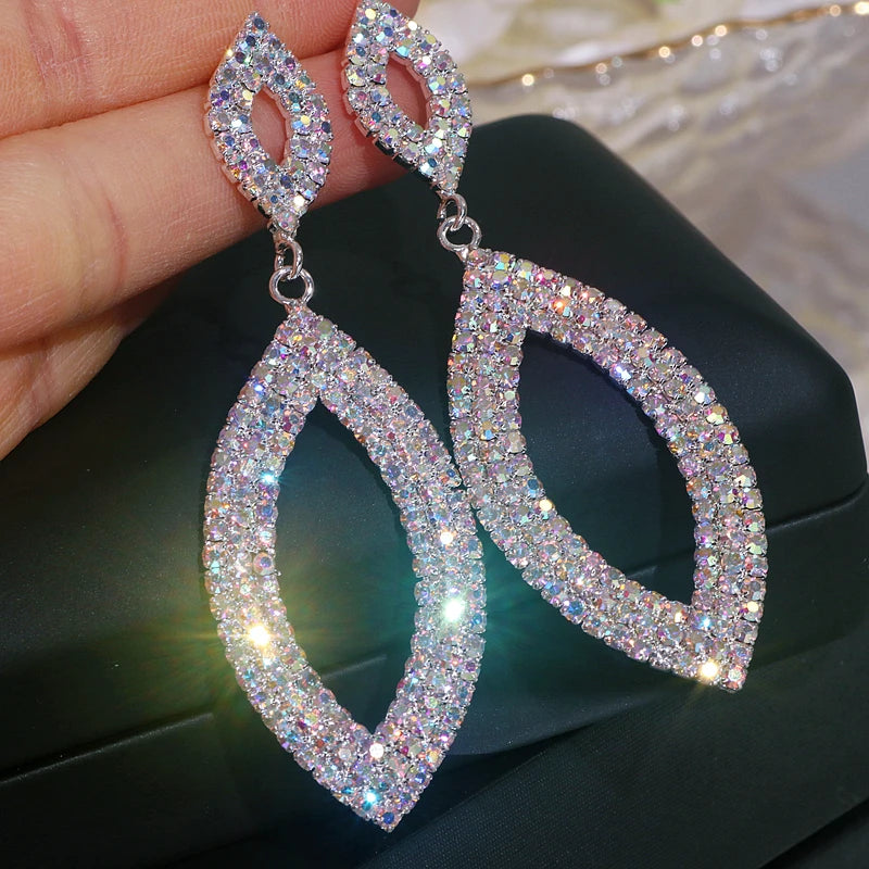 Rhinestone Dangle Earrings
