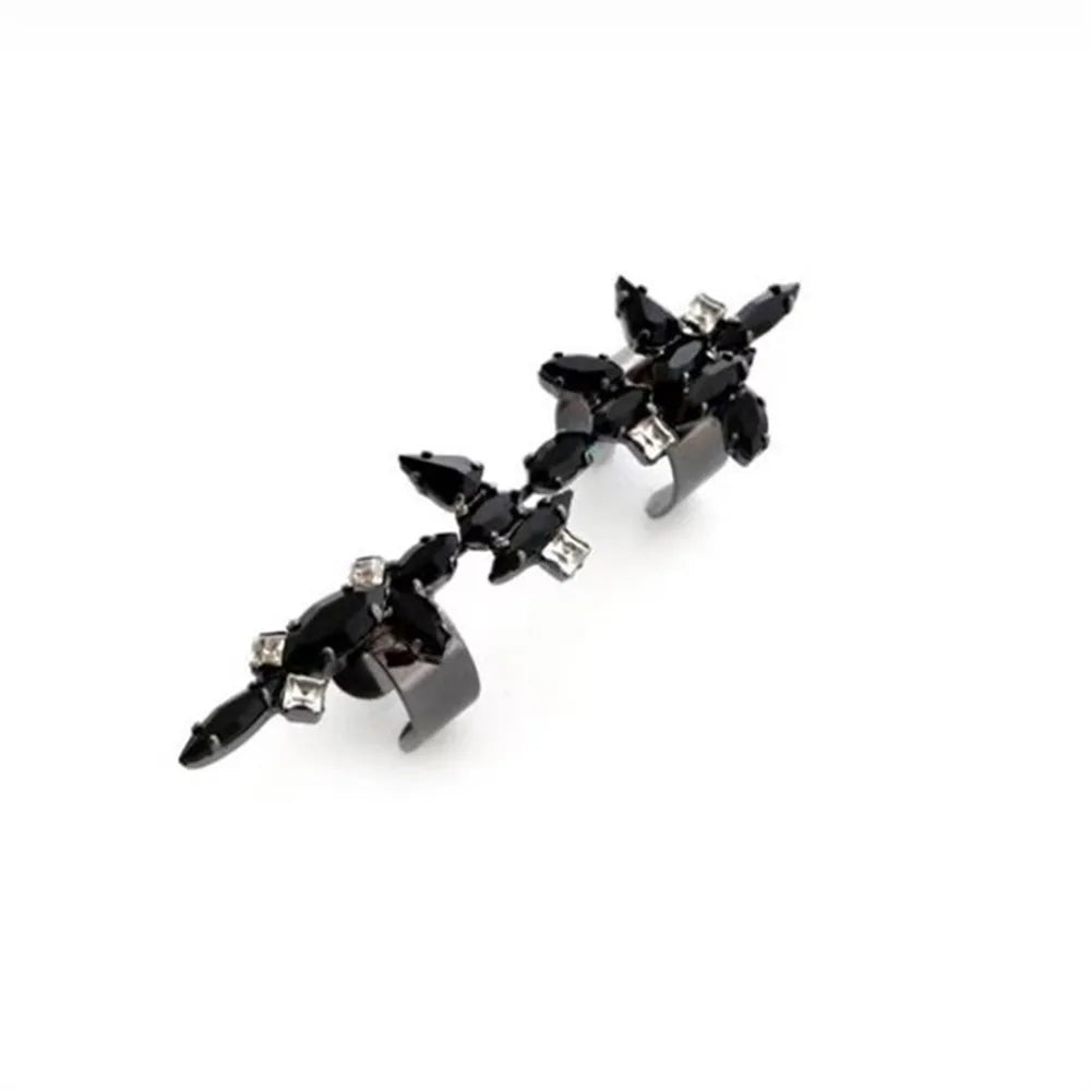 Handmade Crystal Adjustable Statement Rings 3PCS