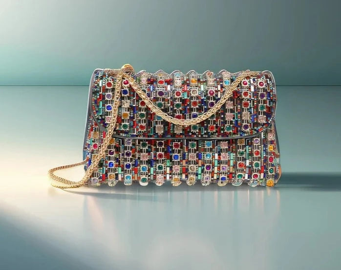 Luxury Designer Rhinestone Clutch