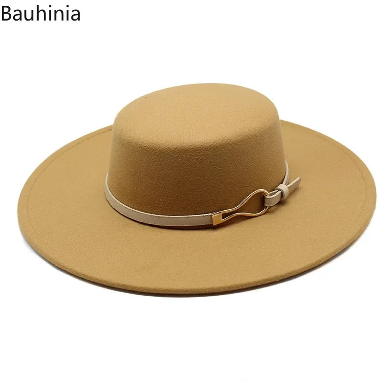 Bauhiniua Wool Felt Fedoras