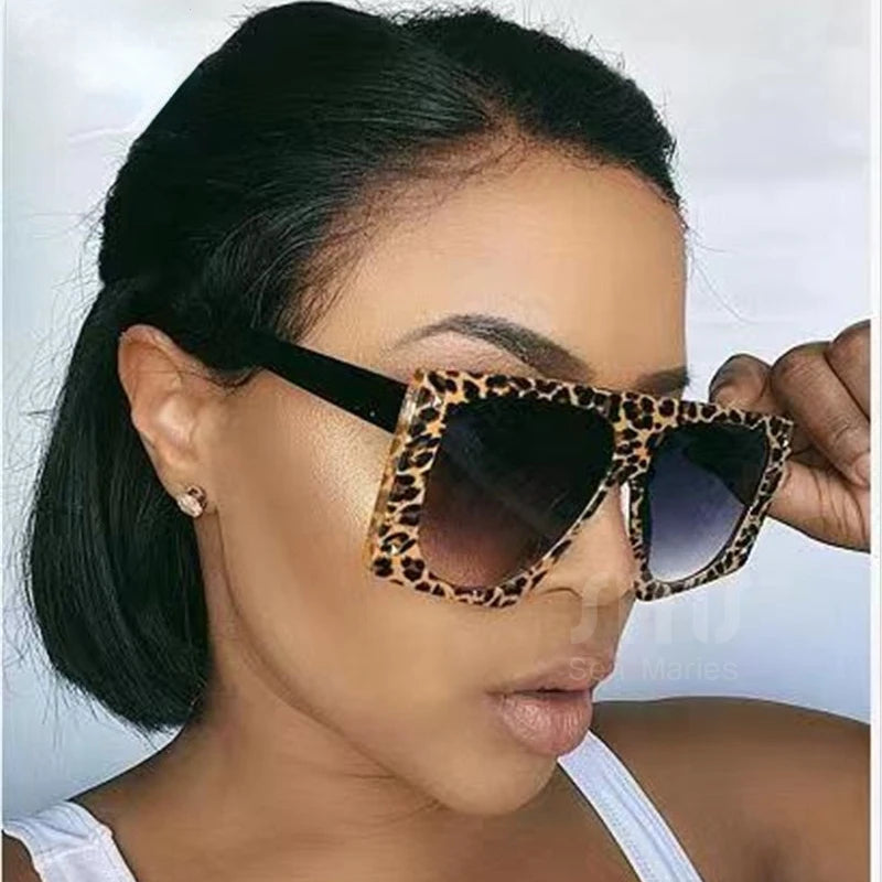 Sexy Oversized Gradient Shades Steampunk
