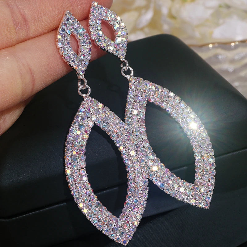 Rhinestone Dangle Earrings