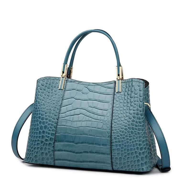 Blue Handbag Large Capacity One Shoulder Crossbody Bag