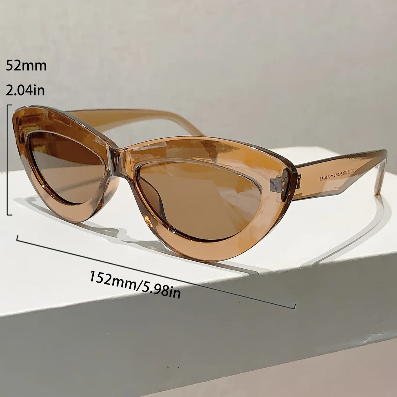 KAMMPT Vintage Cat Eye Sunglasses 2024 Fashion Retro Candy Color Outdoor Women Shades Luxury Brand Designer Multicolor Eyewear