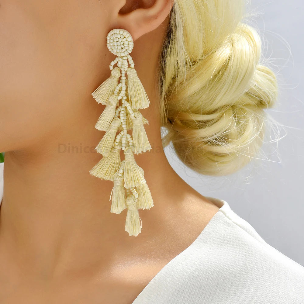 Fashion Ethnic Style Knot Weave Tassel