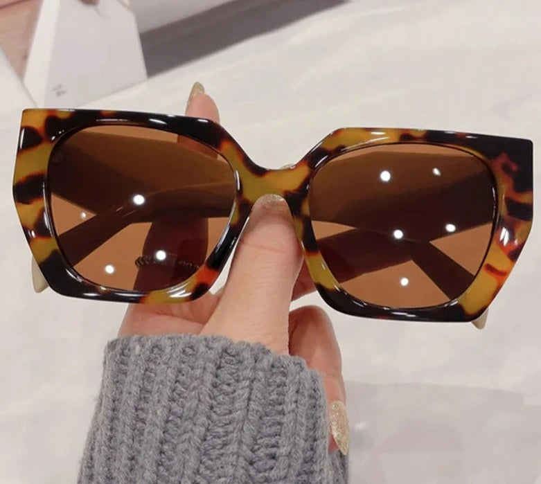 Square Sunglasses Orange Punk