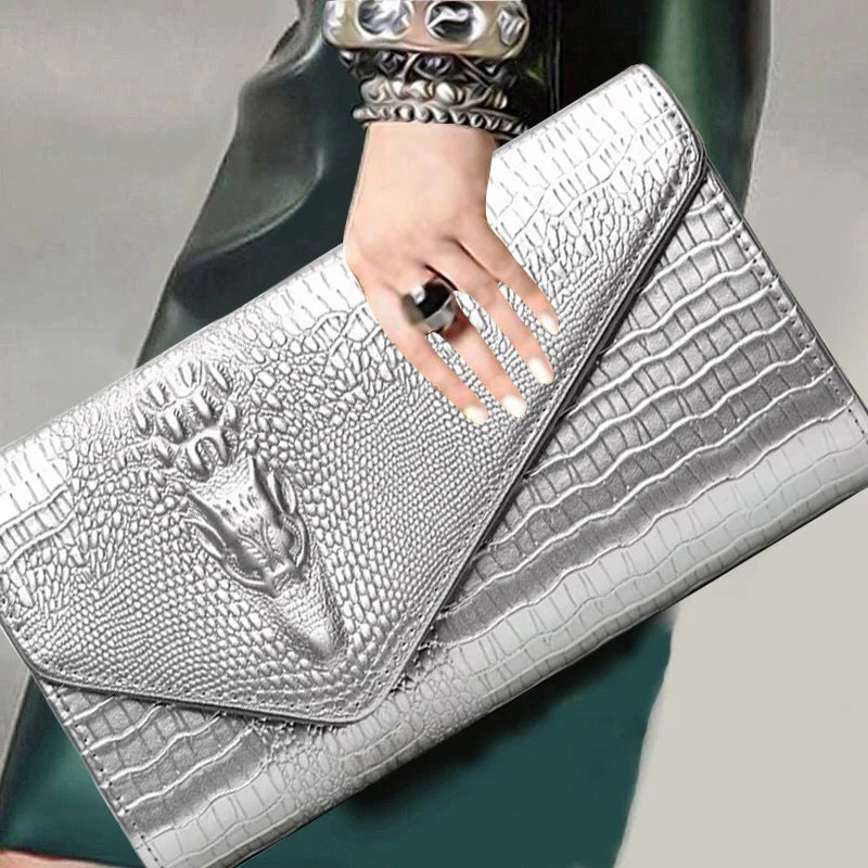 Cute Crossbody Luxury Leather Messenger Chain & Clutch