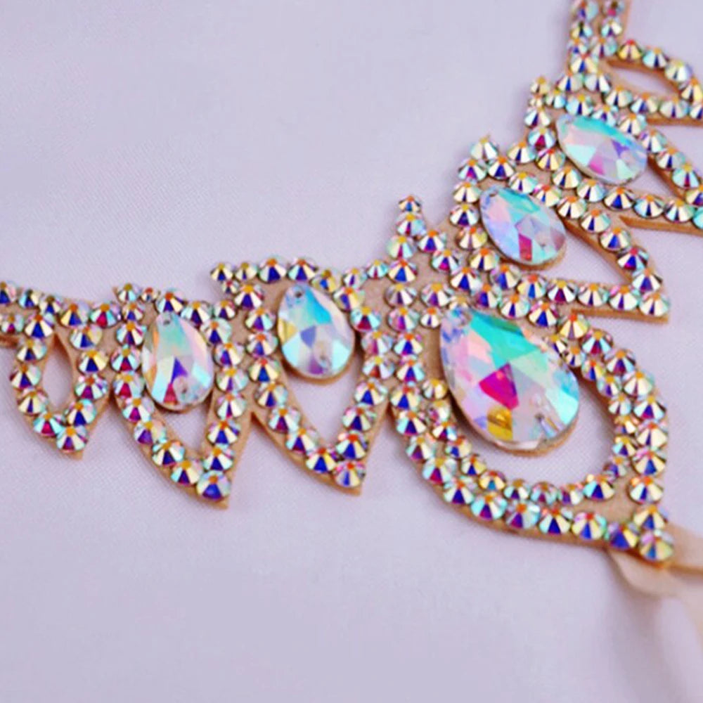 Stonefans Rhinestone Drop Finger Bracelet Chains for Women Free Shipping Luxury Accessories Statement Belly Dance Head Jewelry