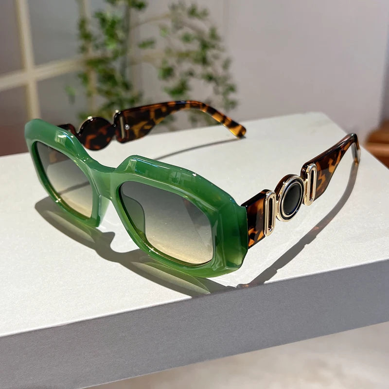 Vintage Oversize Sunglasses Women Gradient Shades