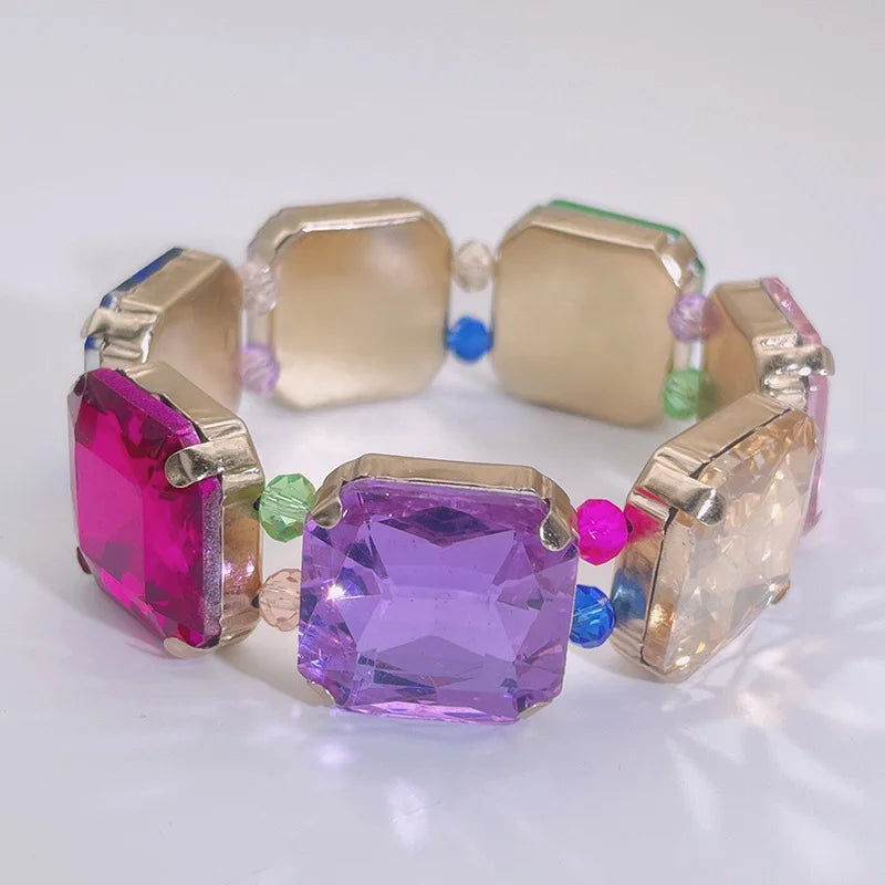 2022 New Exquisite Stretch Fashion Jewelry Bride Gemstone Bracelet